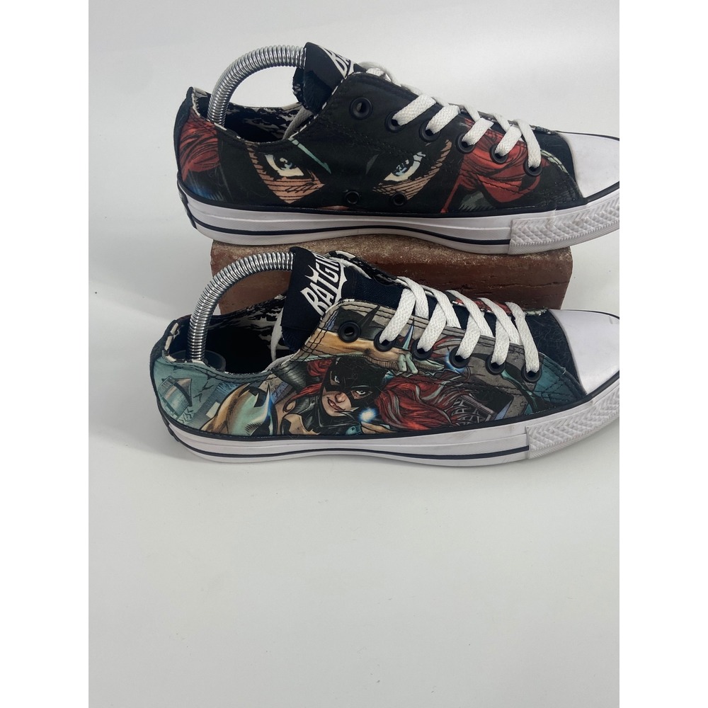 Converse All Star Chuck Taylor Low Top DC Comics Batgirl‎ Sneakers M-7/W-9 - Picture 2 of 16